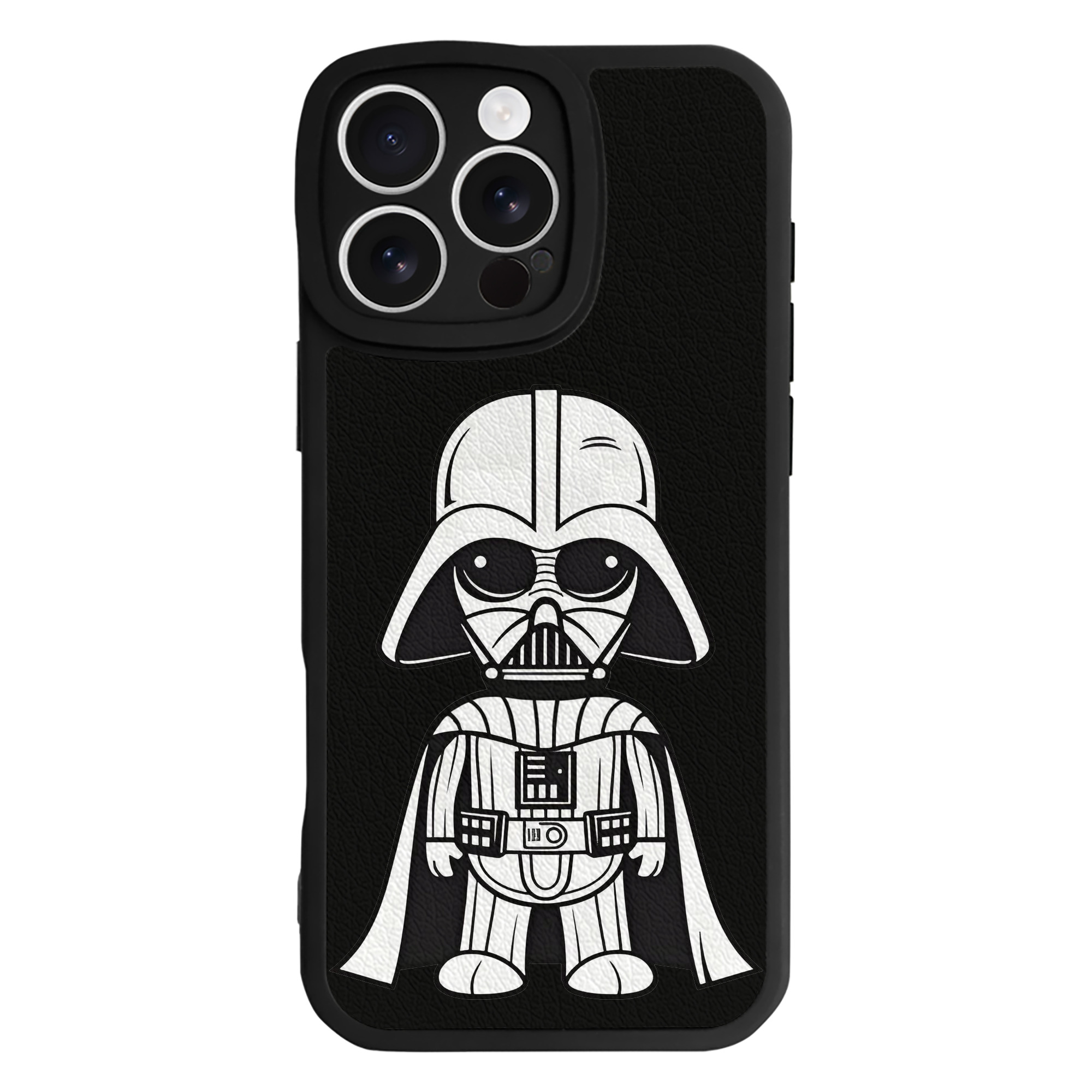 （画像用） スター・ウォーズ Star Wars 【iPhone 16シリーズ対応】シリコンスマホケース（レザー調） 材質：シリコン